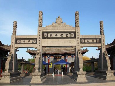 三門(mén)簡(jiǎn)易古建石牌坊